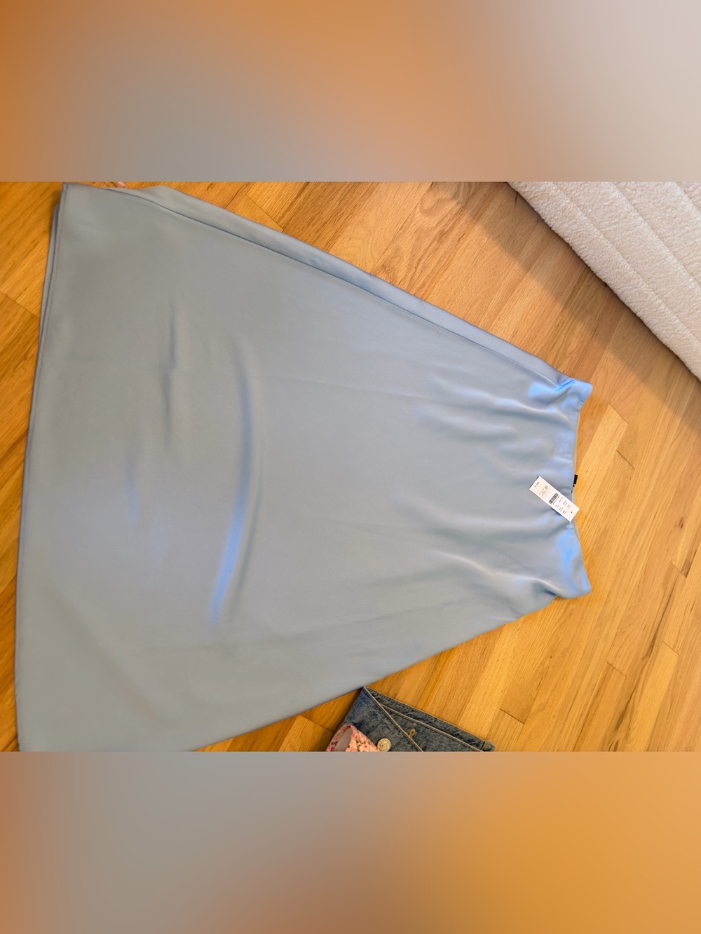 Light Blue Women's Slip skirt